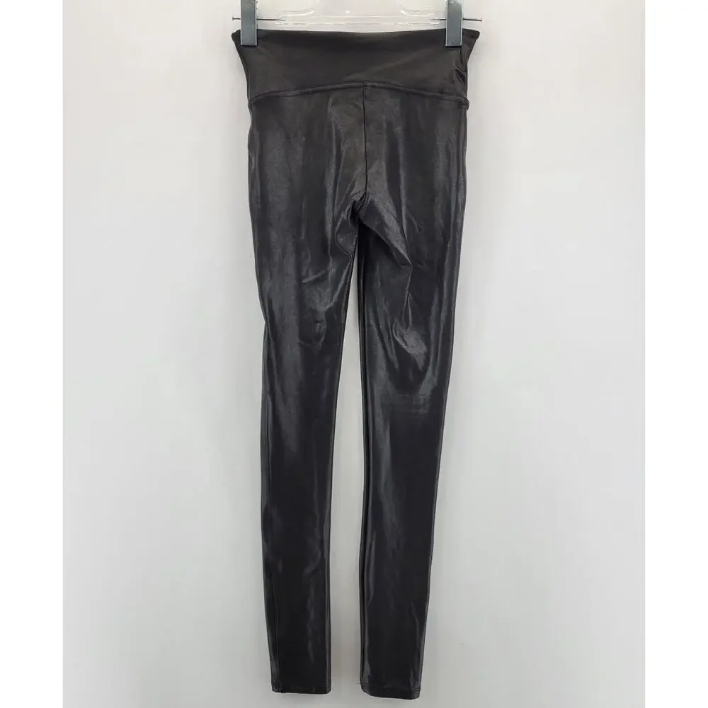 SPANX black faux